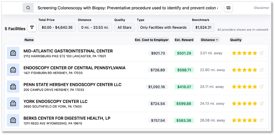 Colonoscopy Results