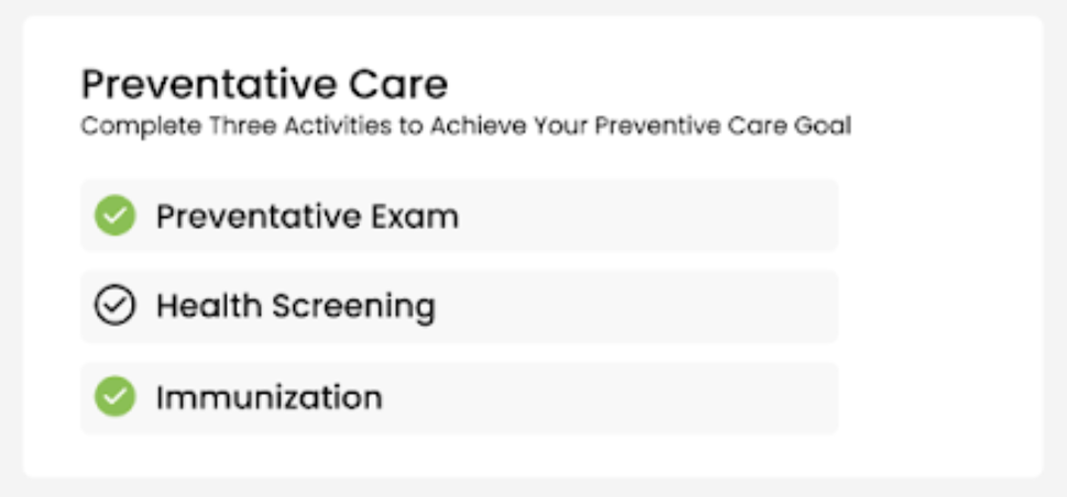 Preventive Care Progress